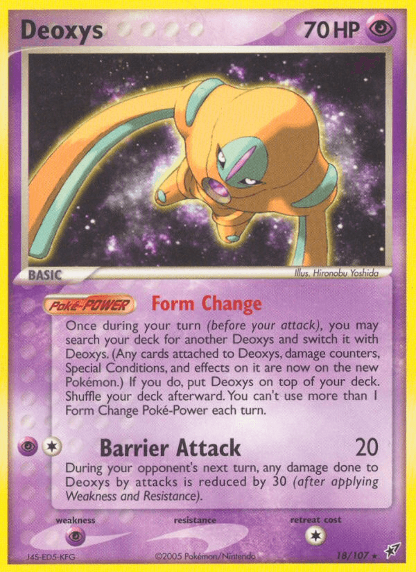 Deoxys — EX Deoxys 18/107