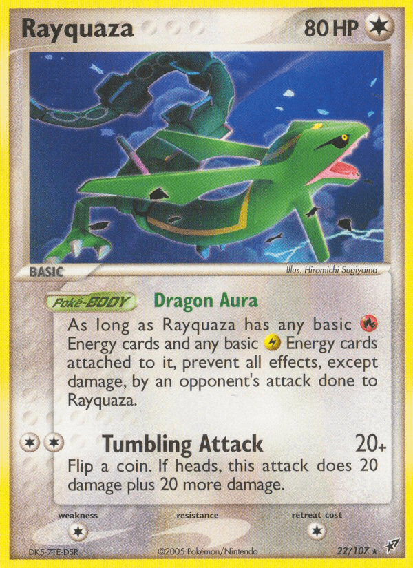Rayquaza — EX Deoxys 22/107