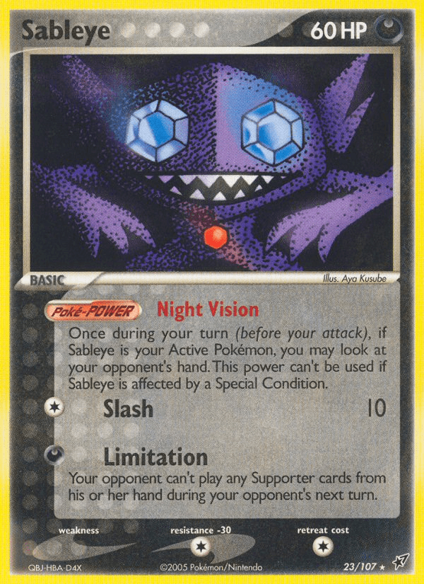 Sableye — EX Deoxys 23/107