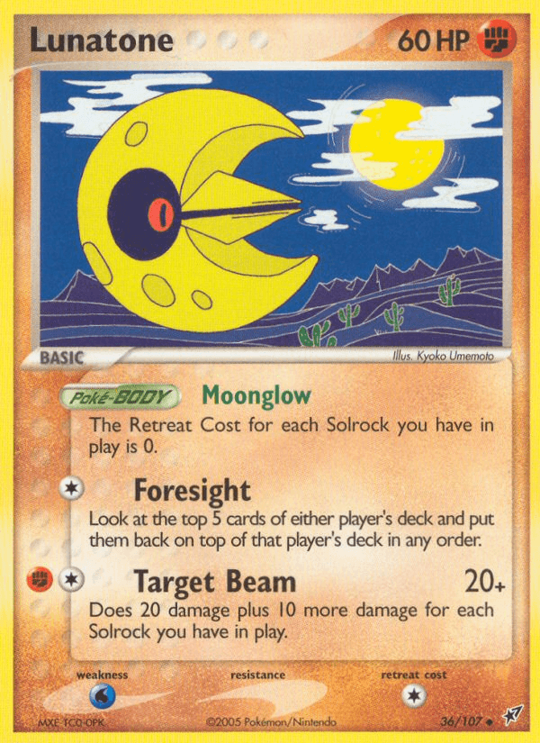 Lunatone — EX Deoxys 36/107