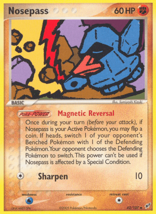 Nosepass — EX Deoxys 42/107