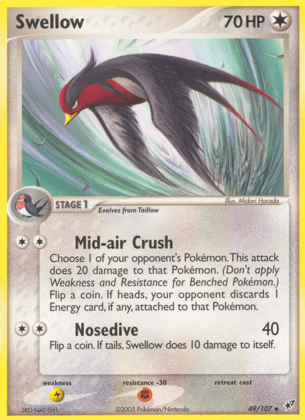Swellow — EX Deoxys 49/107