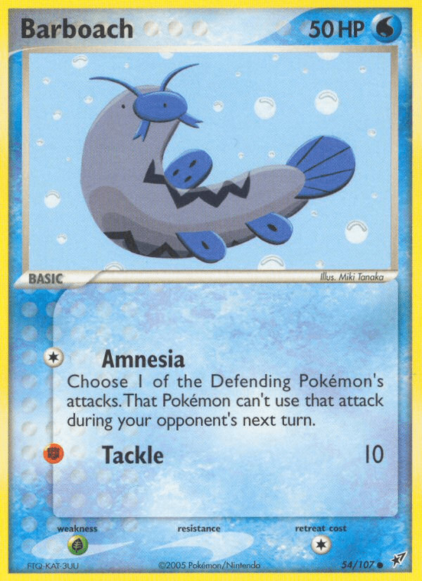 Barboach — EX Deoxys 54/107