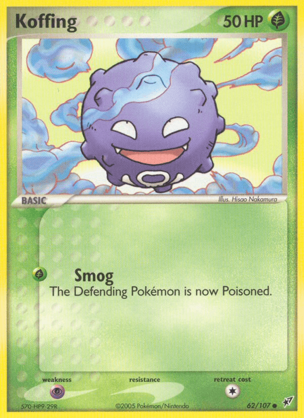Koffing — EX Deoxys 62/107