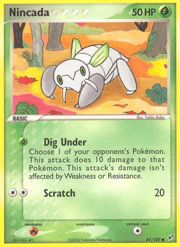 Nincada — EX Deoxys 67/107