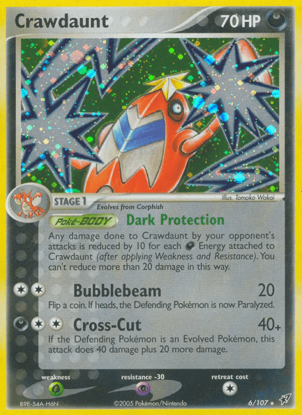 Crawdaunt — EX Deoxys 6/107