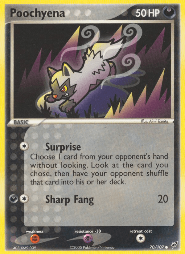 Poochyena — EX Deoxys 70/107