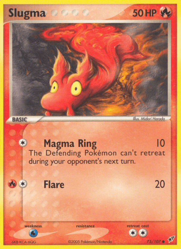 Slugma — EX Deoxys 75/107