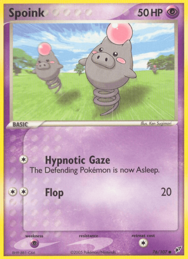 Spoink — EX Deoxys 76/107