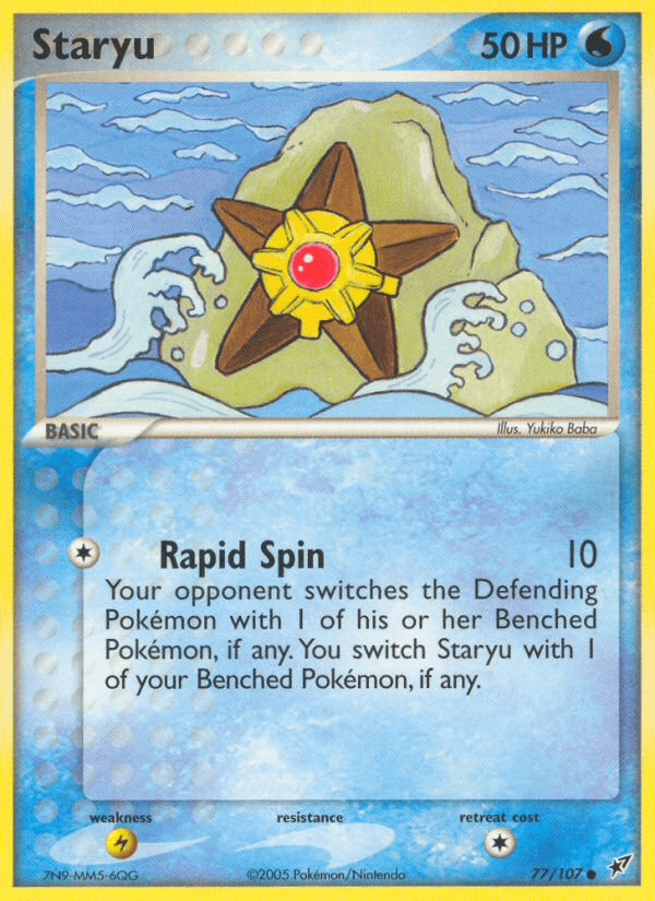 Staryu — EX Deoxys 77/107