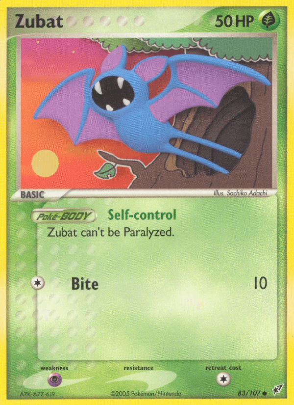Zubat — EX Deoxys 83/107