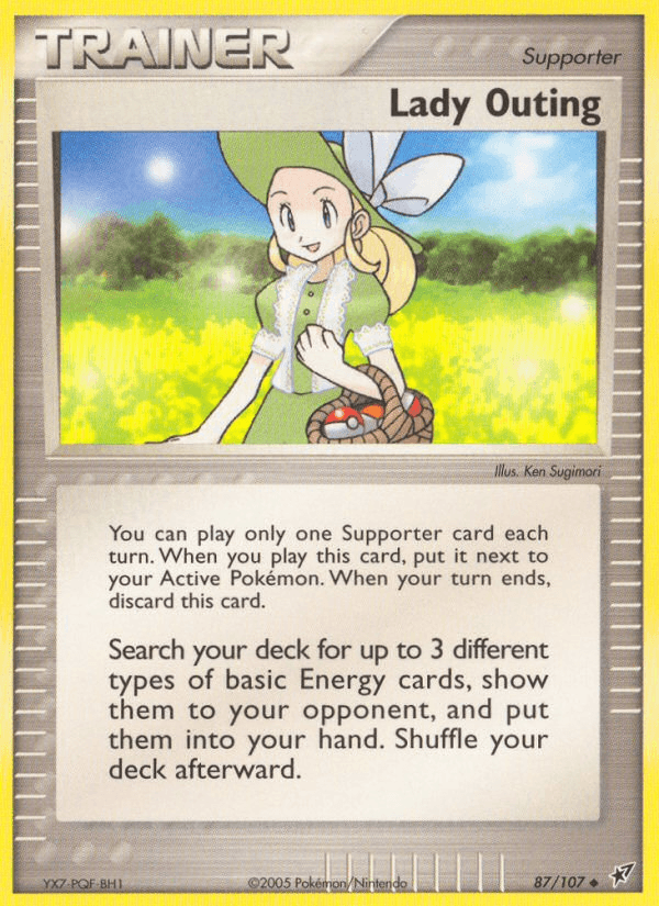 Lady Outing — EX Deoxys 87/107