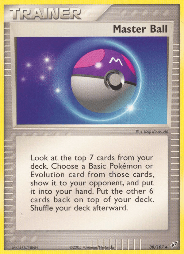 Master Ball — EX Deoxys 88/107