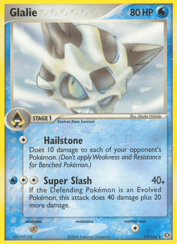 Glalie — EX Emerald 13/106