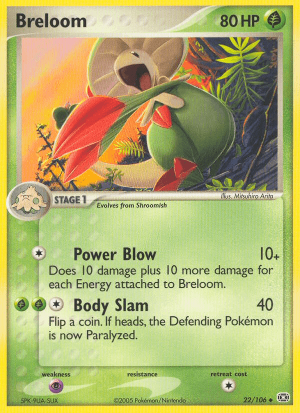 Breloom — EX Emerald 22/106