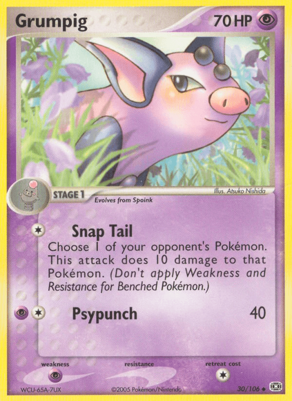 Grumpig — EX Emerald 30/106