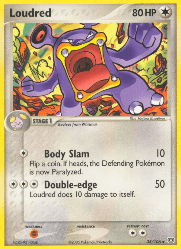 Loudred — EX Emerald 35/106