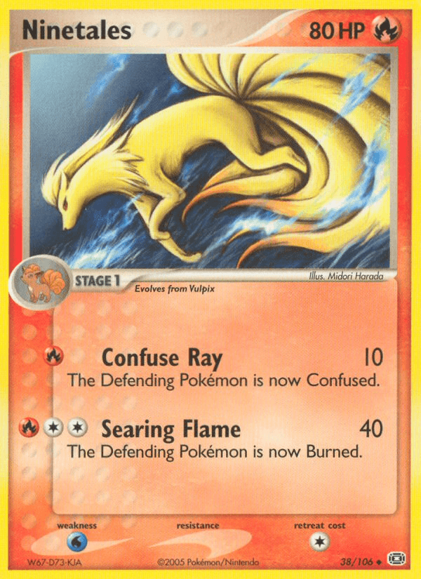 Ninetales — EX Emerald 38/106