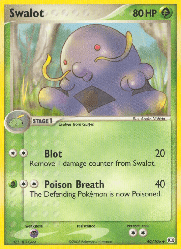 Swalot — EX Emerald 40/106