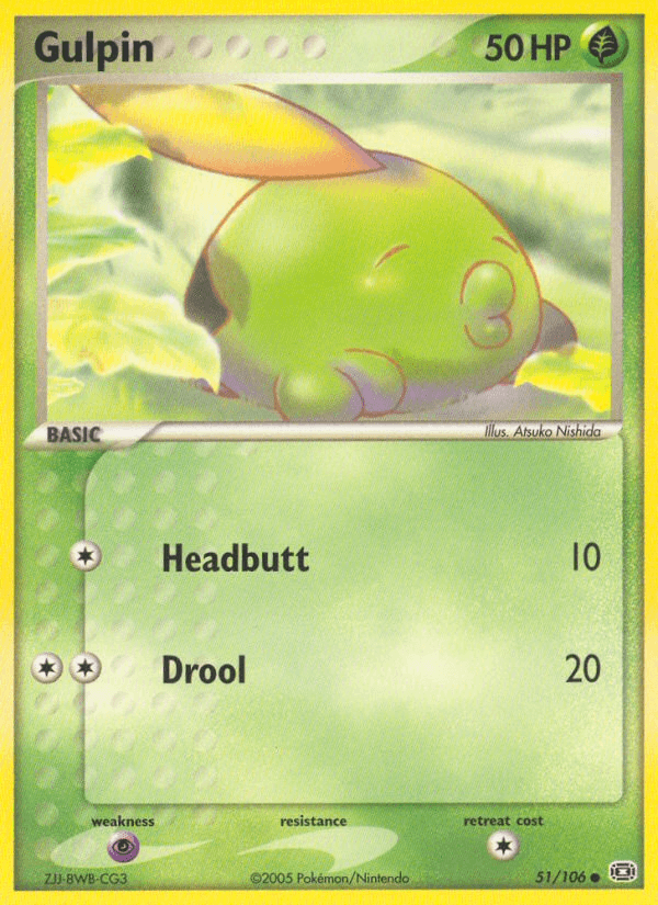 Gulpin — EX Emerald 51/106