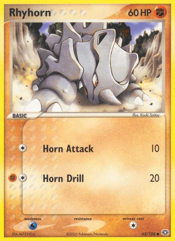 Rhyhorn — EX Emerald 62/106