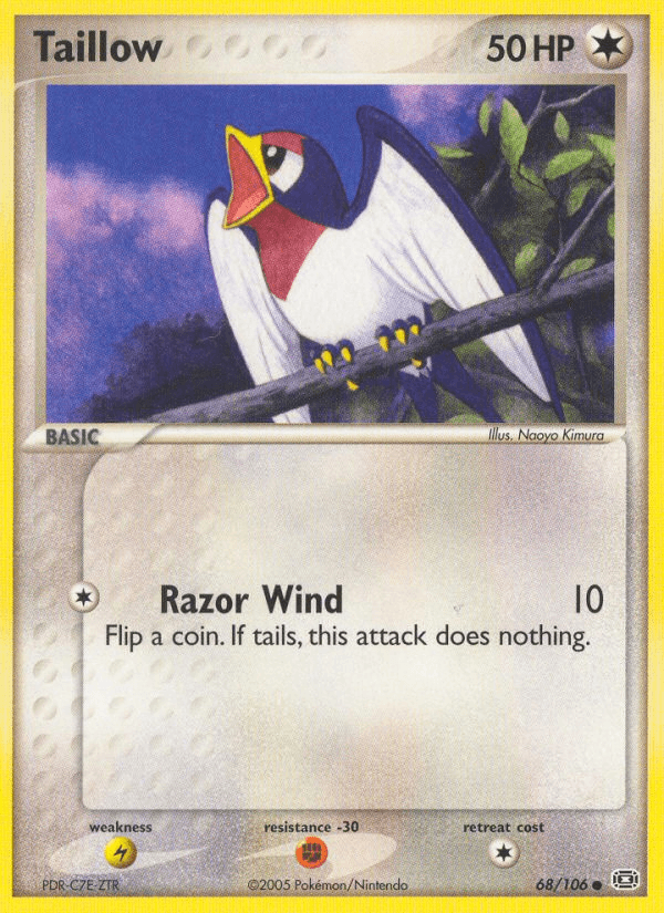 Taillow — EX Emerald 68/106