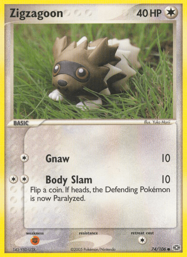 Zigzagoon — EX Emerald 74/106