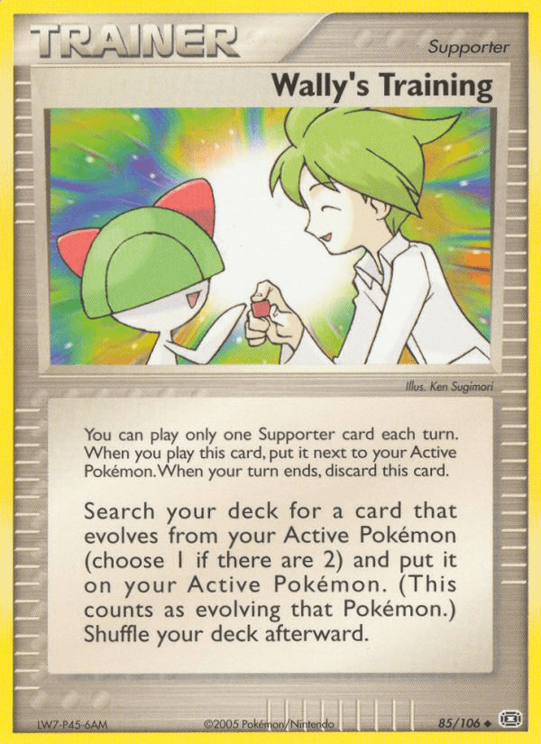 Wally's Training — EX Emerald 85/106