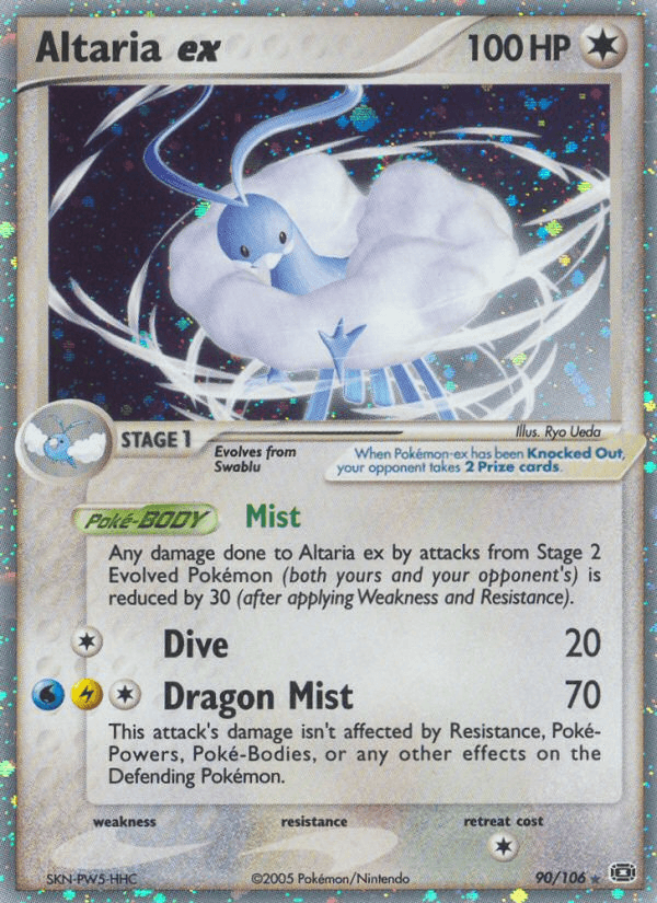 Altaria ex — EX Emerald 90/106