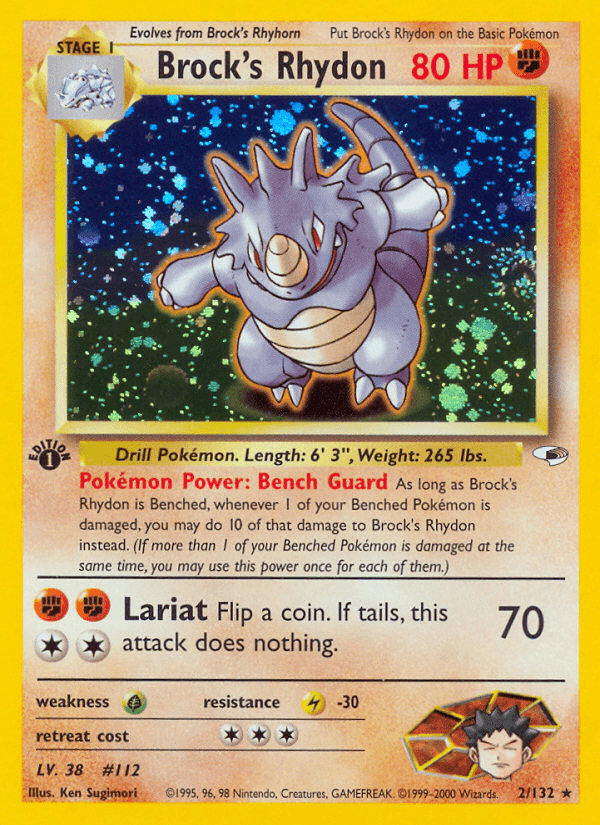 Brock's Rhydon — Gym Heroes 2/132