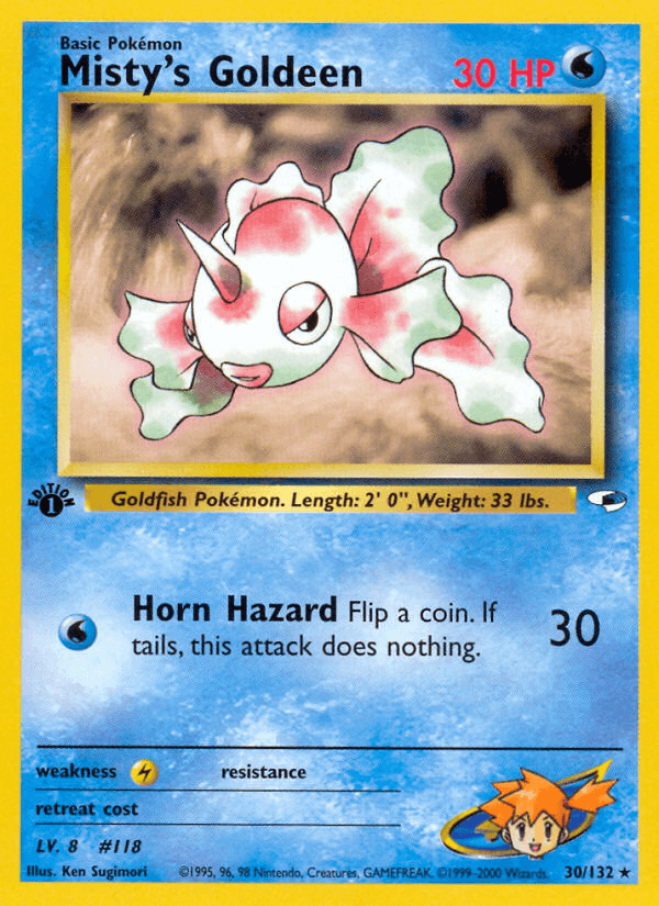Misty's Goldeen — Gym Heroes 30/132