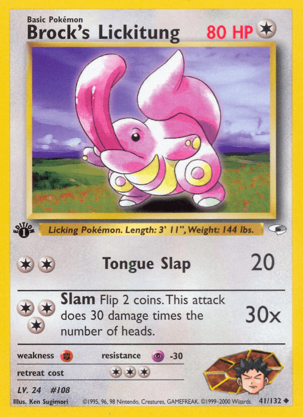 Brock's Lickitung — Gym Heroes 41/132