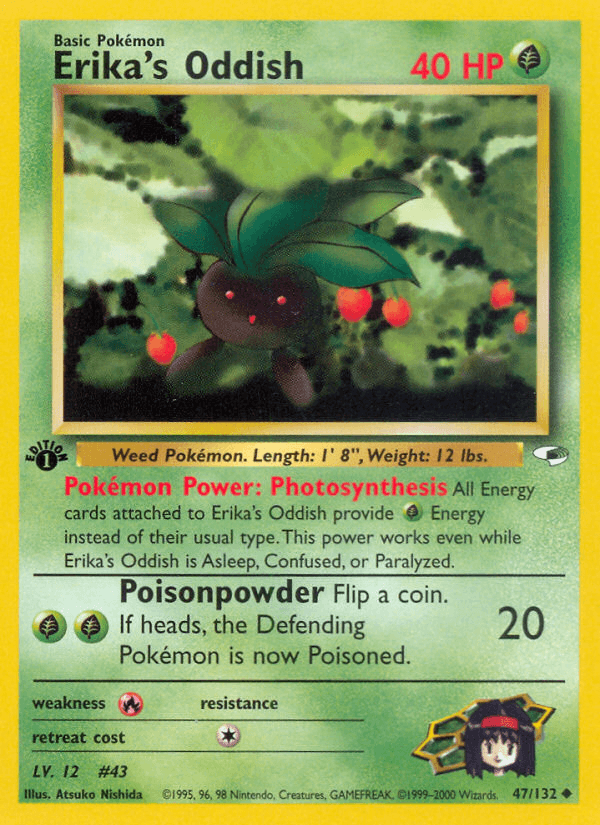Erika's Oddish — Gym Heroes 47/132