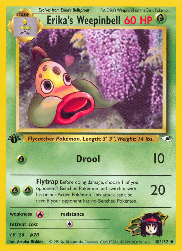 Erika's Weepinbell artwork — Gym Heroes 48/132