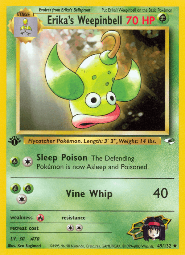 Erika's Weepinbell — Gym Heroes 49/132