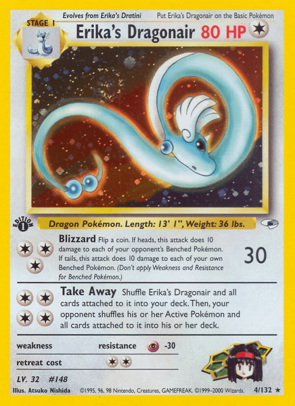 Erika's Dragonair — Gym Heroes 4/132
