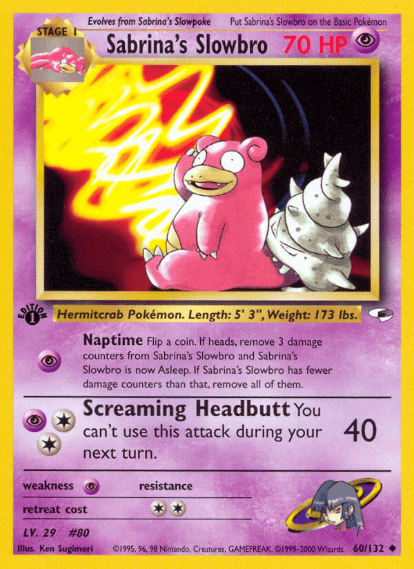 Sabrina's Slowbro — Gym Heroes 60/132