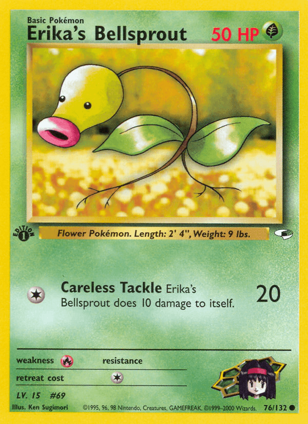 Erika's Bellsprout — Gym Heroes 76/132