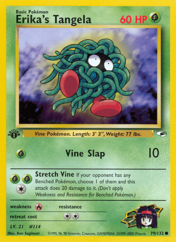 Erika's Tangela — Gym Heroes 79/132