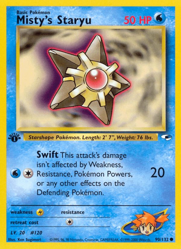 Misty's Staryu — Gym Heroes 90/132