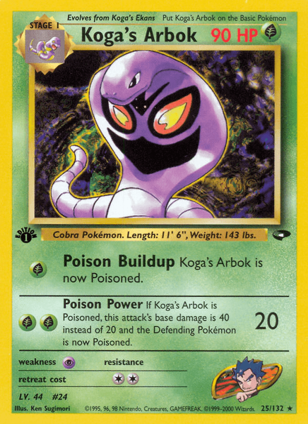 Koga's Arbok — Gym Challenge 25/132