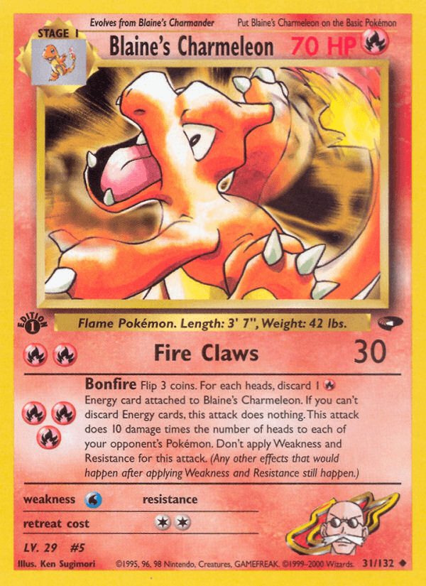 Blaine's Charmeleon — Gym Challenge 31/132