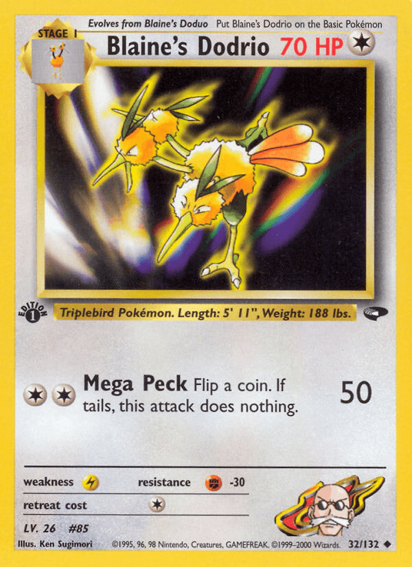 Blaine's Dodrio — Gym Challenge 32/132