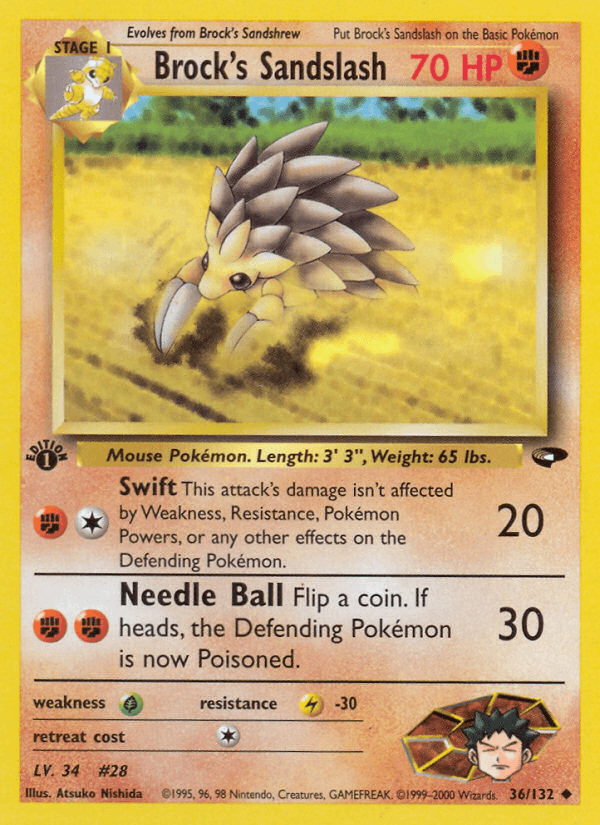 Brock's Sandslash — Gym Challenge 36/132