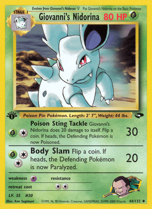 Giovanni's Nidorina — Gym Challenge 44/132