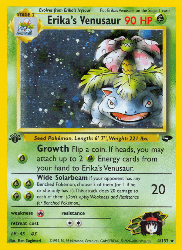 Erika's Venusaur — Gym Challenge 4/132