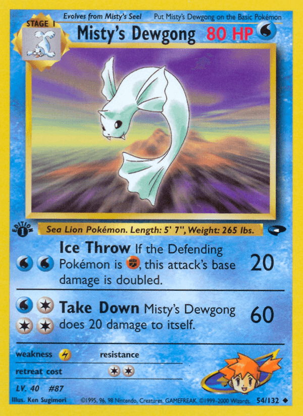 Misty's Dewgong — Gym Challenge 54/132