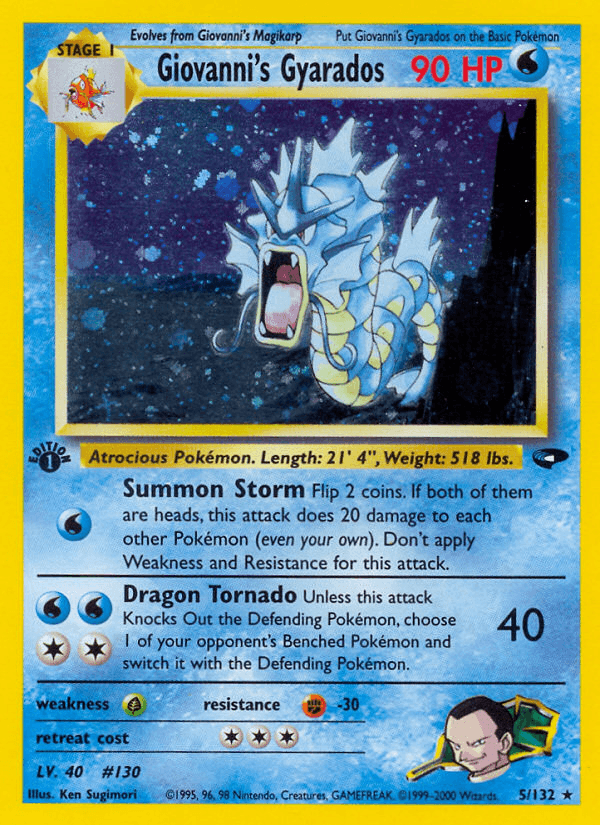 Giovanni's Gyarados — Gym Challenge 5/132