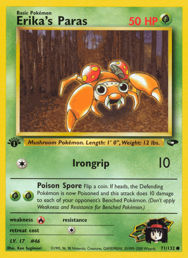 Erika's Paras artwork — Gym Challenge 71/132