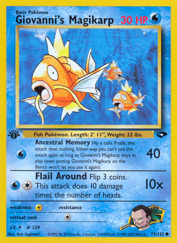 Giovanni's Magikarp — Gym Challenge 73/132